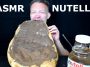 ASMR-NUTELLA-MUKBANG-GIANT-FOCACCIA-WITH-1KG-(2-POUNDS)-NUTELLA-SPREAD-EATING-SHOW-GUINESS-RECORD-SIZE-NO-TALKING-1