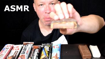 ASMR-PROTEIN-BARS-TESTING-9-DIFFERENT-PROTEINS-DARK-CHOCOLATE-BISCUIT-WHITE-CHOCOLATE-NO-TALKING-1
