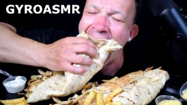 GIANT-GYROS-ASMR-MUKBANG-GREEK-STREET-FOOD-ARABIAN-PITA-TZATZIKI-MOZARELA-AGGELOS-KONTOSOUVLI-FRIGADELI-SAVAGE-EATING-1