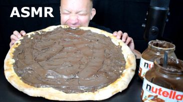 NUTELLA-MUKBANG-ASMR-GIANT-PIZZA--FERRERO-HAZELNUT-SPREAD-EATING-SOUNDS-EXTREMELY-CRISPY-NO-TALKING-1