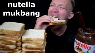 NUTELLA-MUKBANG-ASMR-GRILLED--SANDWICH-TOAST--EATING-SOUNDS-MESSY-CREAMY-SHOW--누텔라-토스트-NO-TALKING-1