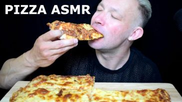 PIZZA-ASMR-MUKBANG-FAILED-CHEESE-AND-HAM-NEW-HAIRCUT-EATING-SHOW-NO-TALKING-1