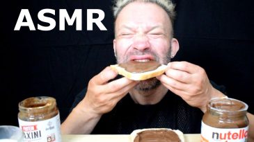 NUTELLA-VS-TAXINI-TASPAEI-GOLD-TOUCH-NUTRITION-NUTELLA-B-READY-VS-GOLD-TOUCH-PROTEIN-BAR-30%-ASMR-MUKBANG-NO-TALKING-2