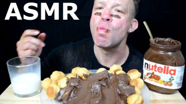 NUTELLA_SOU_PROFITEROLE_ASMR_MUKBANG_CREAM_PUFFS_CHOCOLATE_DESERT_SAVAGE_EATING_NO_TALKING-2