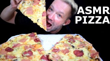 GIANT-PIZZA-ASMR-50CM-20-INCHES-FAILED-MUKBANG-PEPERONI-MASHROOMS-CHEESE-BACON-PEPERS-ASMR-SHOW-NO-TALKING-1