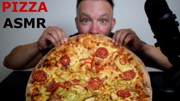PIZZA-BBQ-ASMR-MUKBANG-BINGE-SHOW-CHICKEN-CHEESE-TOMATO-NO-TALKING-1