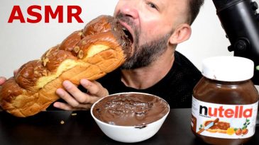 VOICE-REVEAL-ASMR-NUTELLA-HUGE-EASTER-BRIOCHE-MUKBANG-BINGE-TALKING-DIPPING-DESSERT-GULPING-1